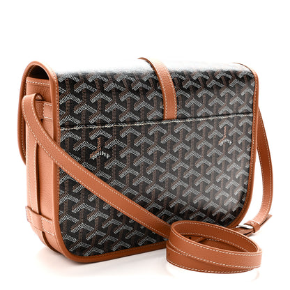 Goyard Goyardine Belvedere II MM Messenger Bag Black Gold 3 of 9