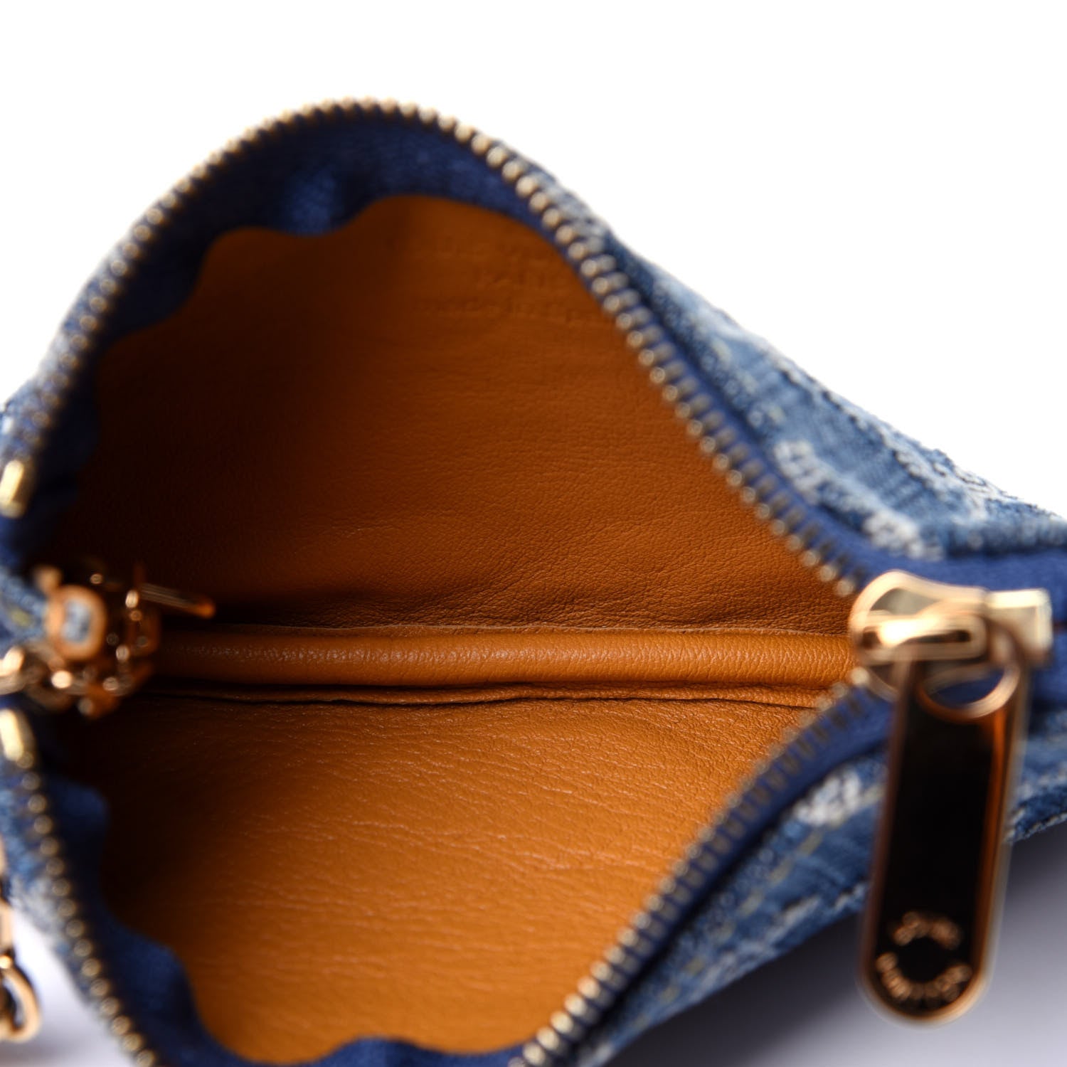 Louis Vuitton Monogram Denim Key Pouch Blue 5 of 9