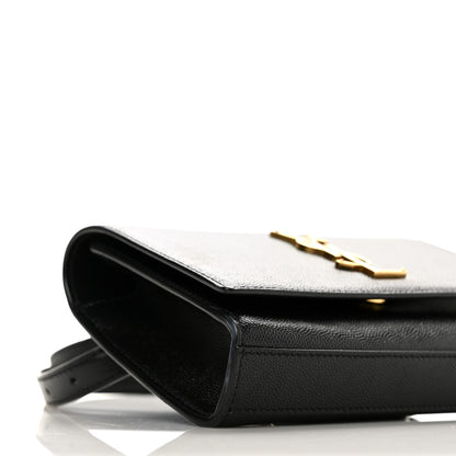 Saint Laurent Grain De Poudre Monogram Kate Belt Bag Black 7 of 8