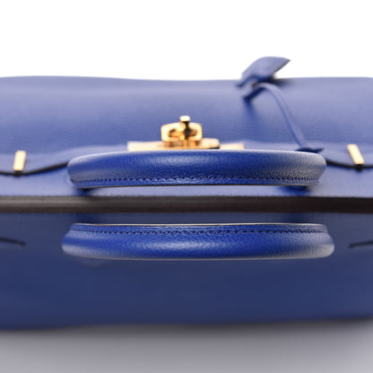 Hermes Togo Birkin 30 Bleu Electrique 11 of 31