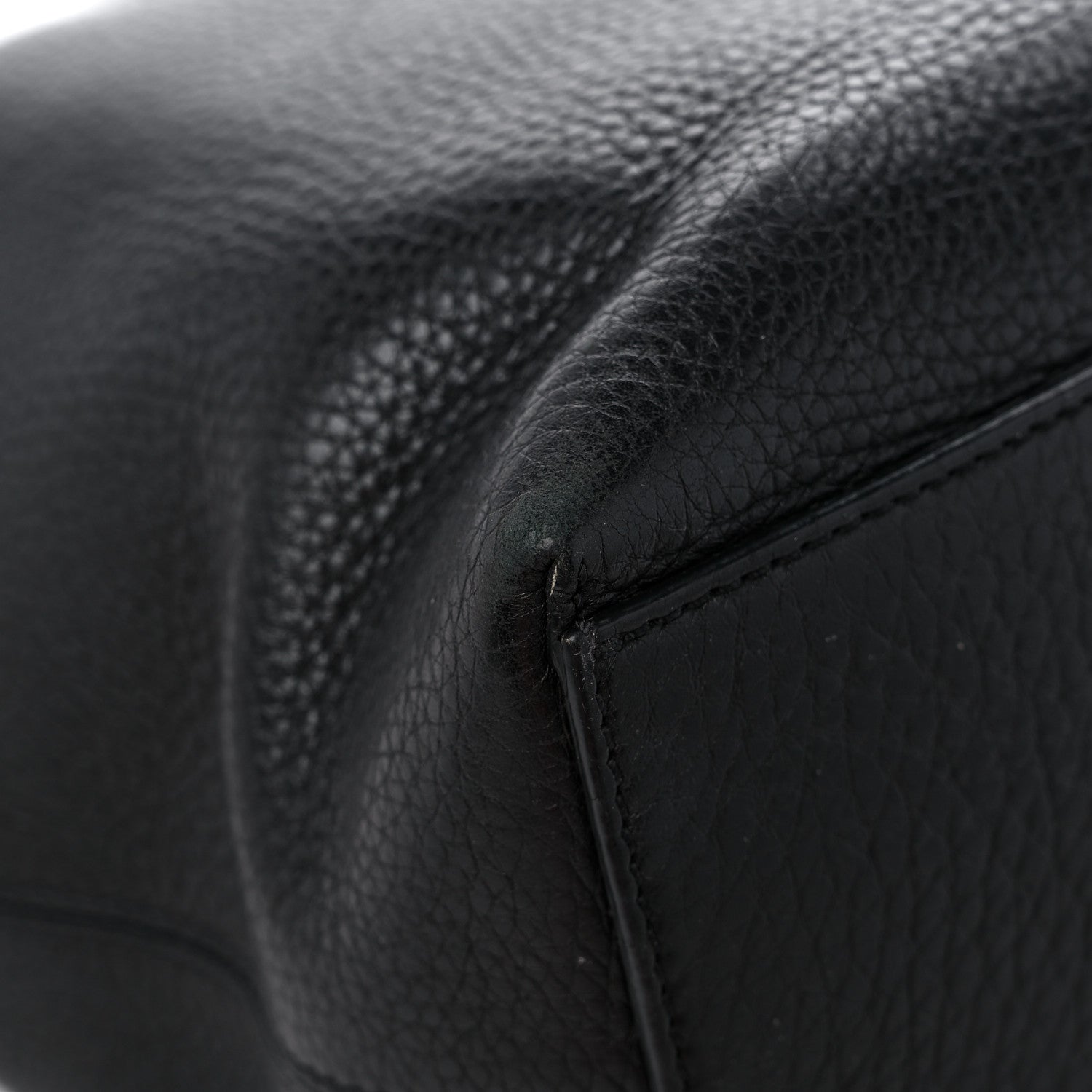 Valentino Garavani Grained Calfskin Rockstud Shoulder Tote Black 7 of 17