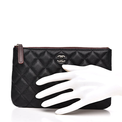 Chanel Caviar Quilted Small Pouch Black 2 of 10