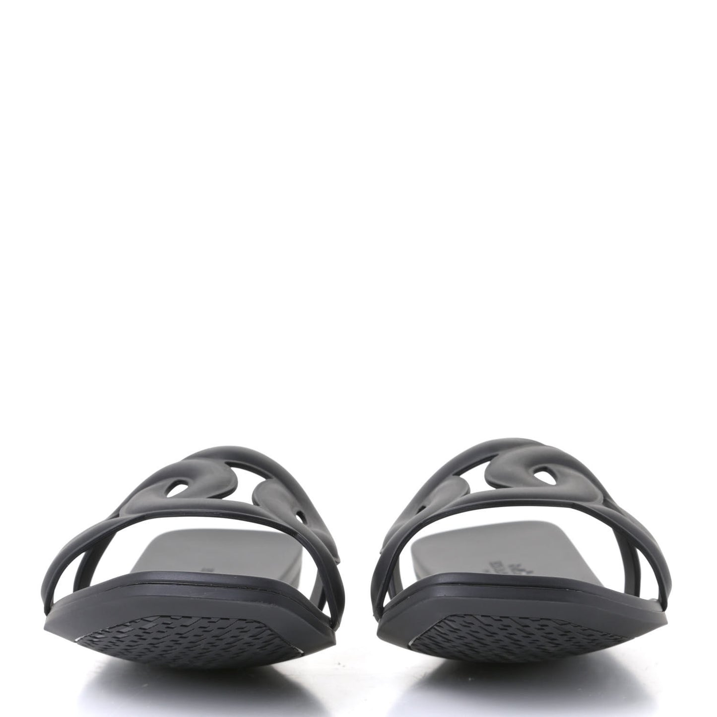 Rubber Aloha Sandals 40 Black