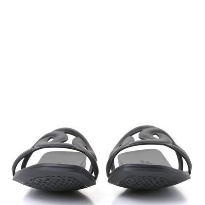 Hermes Rubber Aloha Sandals 40 Black 2 of 4