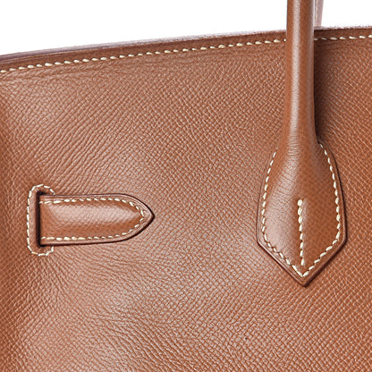 Hermes Courchevel Birkin 35 Gold 41 of 49