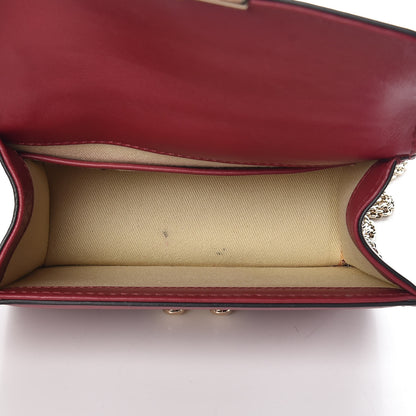 Valentino Garavani Vitello Mini Glam Lock Rockstud Flap Red 5 of 10