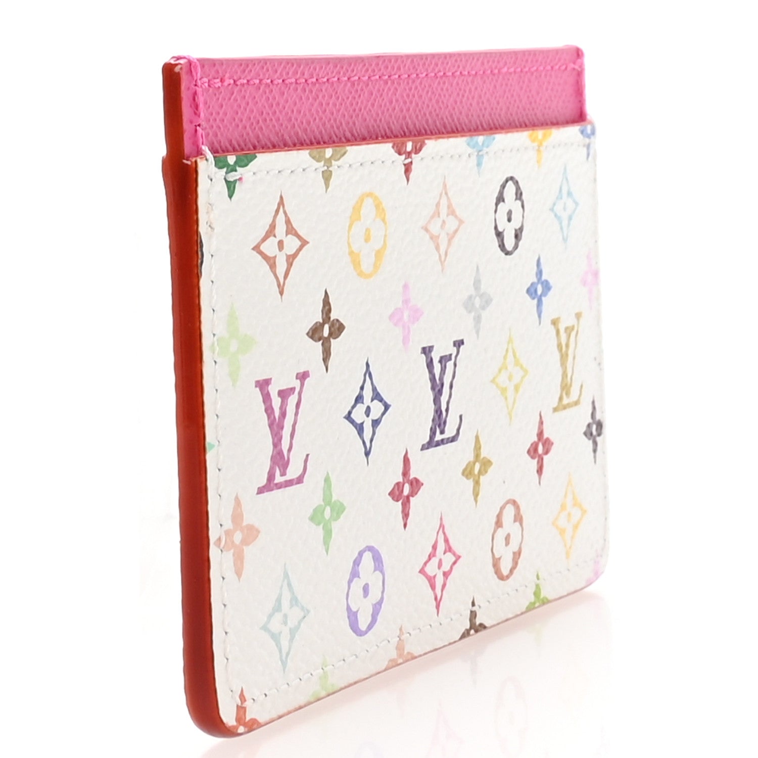Louis Vuitton LV X TM Monogram Multicolor Card Holder Kawaii Pink 3 of 6