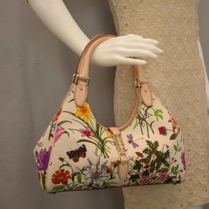 Gucci Canvas Flora Floral Bardot 2 of 8