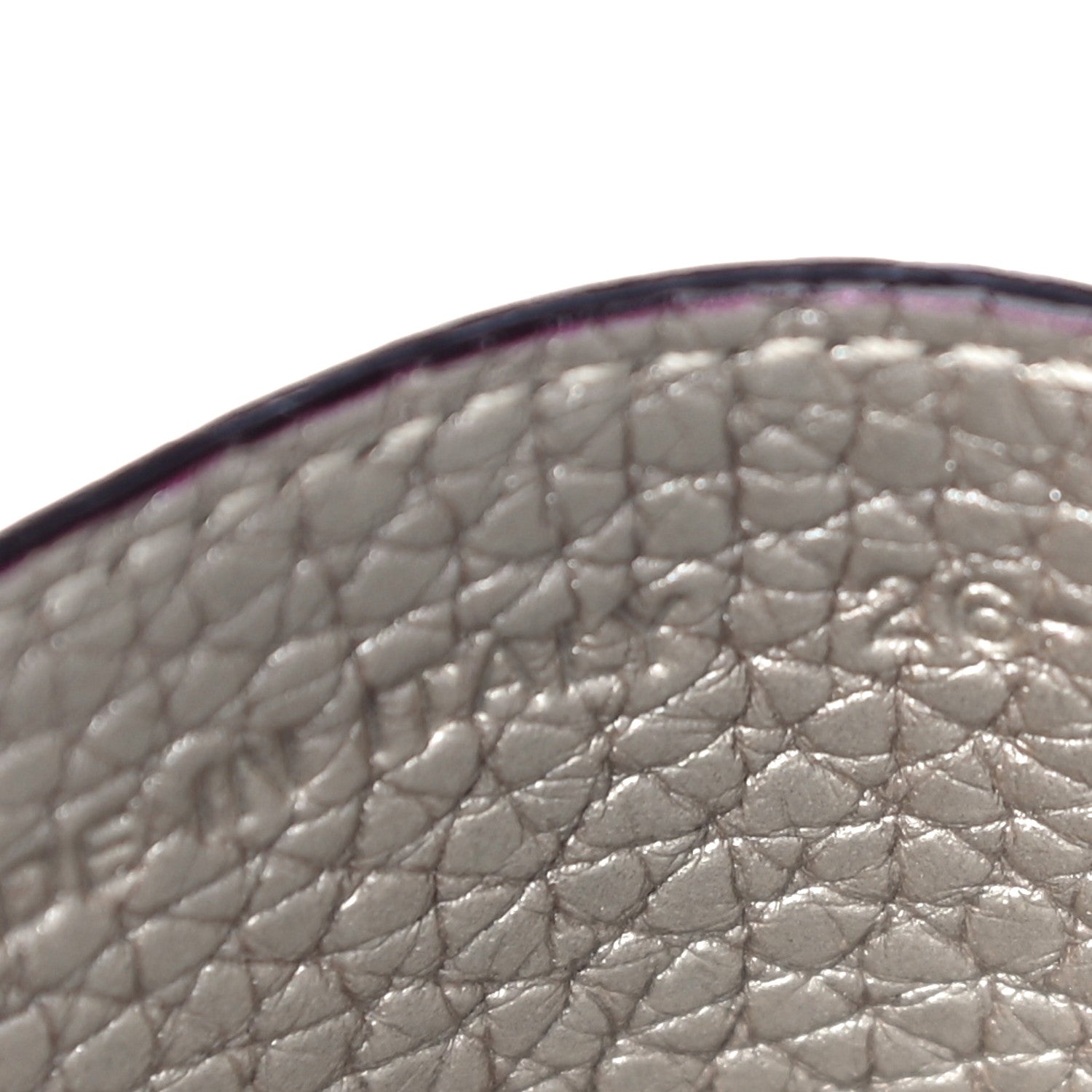 Christian Dior Grained Calfskin Card Holder Pink Multicolor 7 of 11