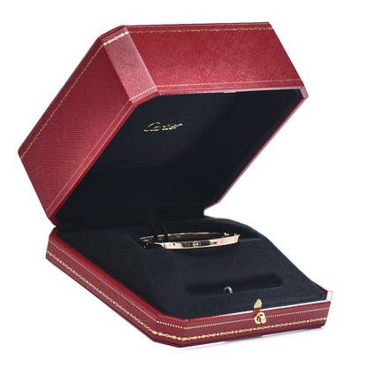 Cartier 18K Pink Gold Small LOVE Bracelet 17 4 of 4