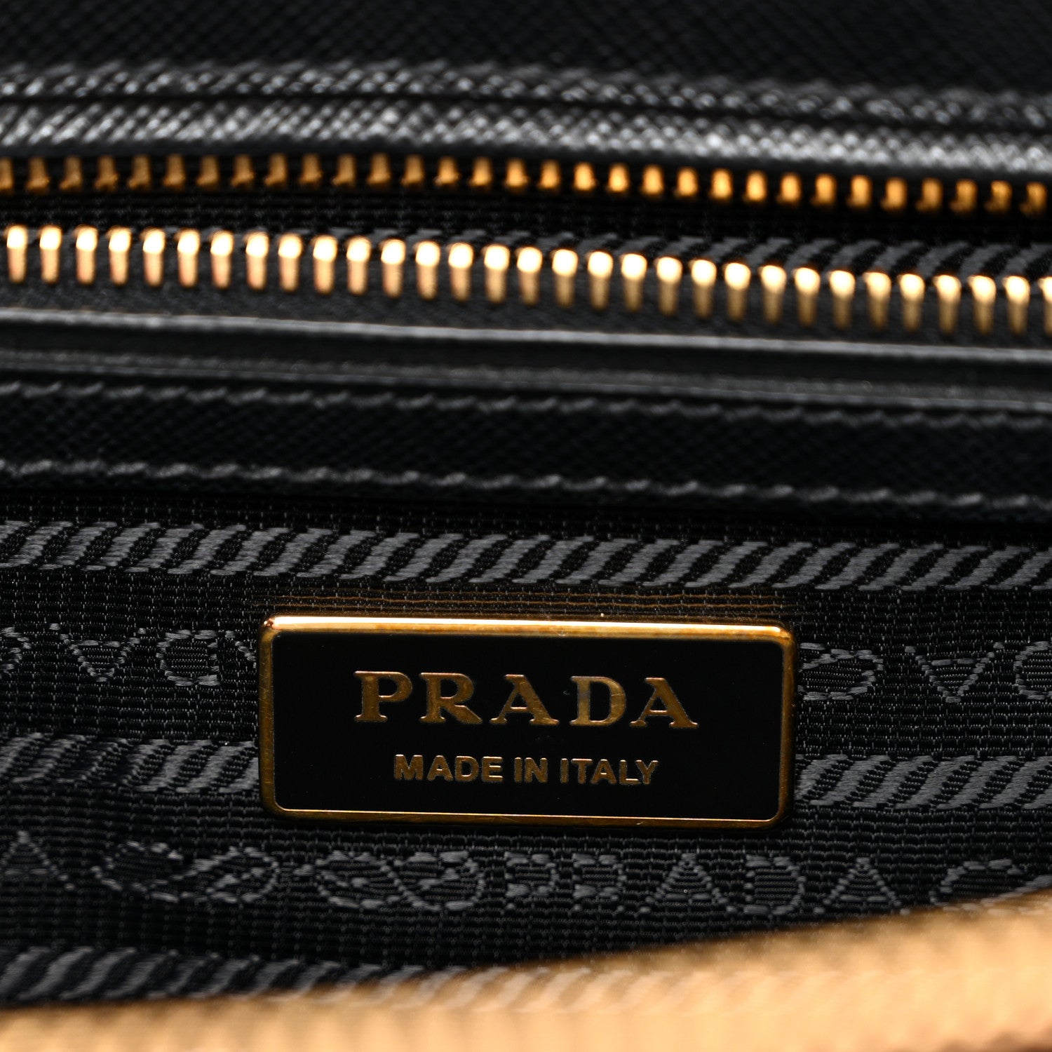 Prada Saffiano Small Galleria Double Zip Tote Black 6 of 10