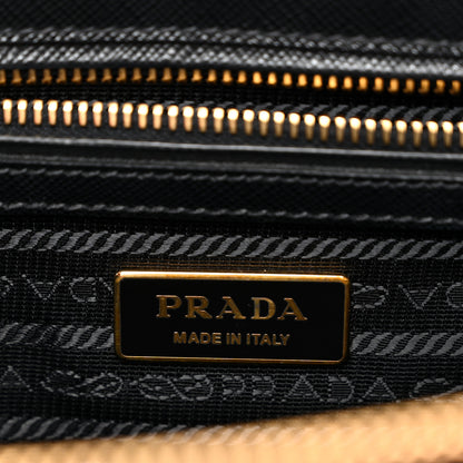 Prada Saffiano Small Galleria Double Zip Tote Black 6 of 10