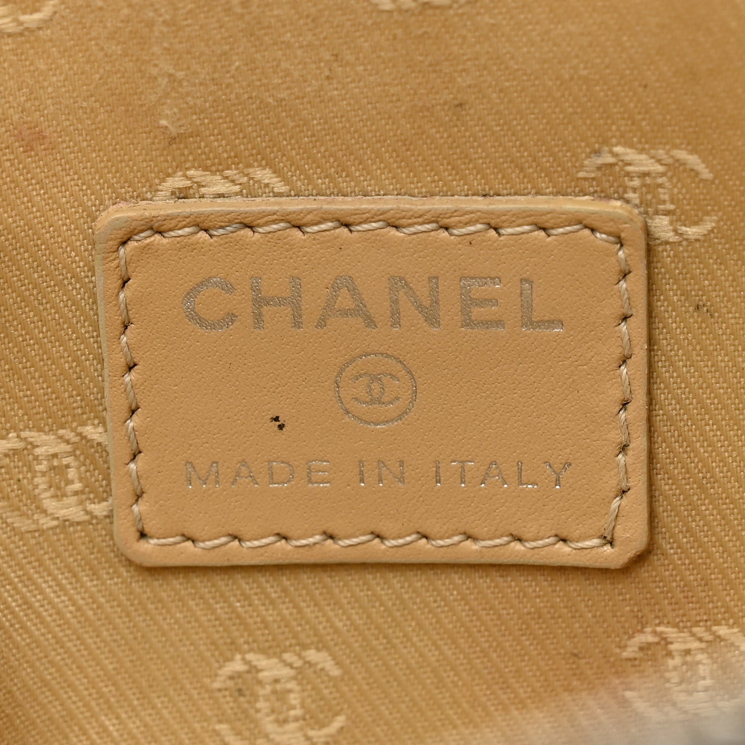 Chanel Metallic Goatskin Cosmetic Case Silver 6 of 12