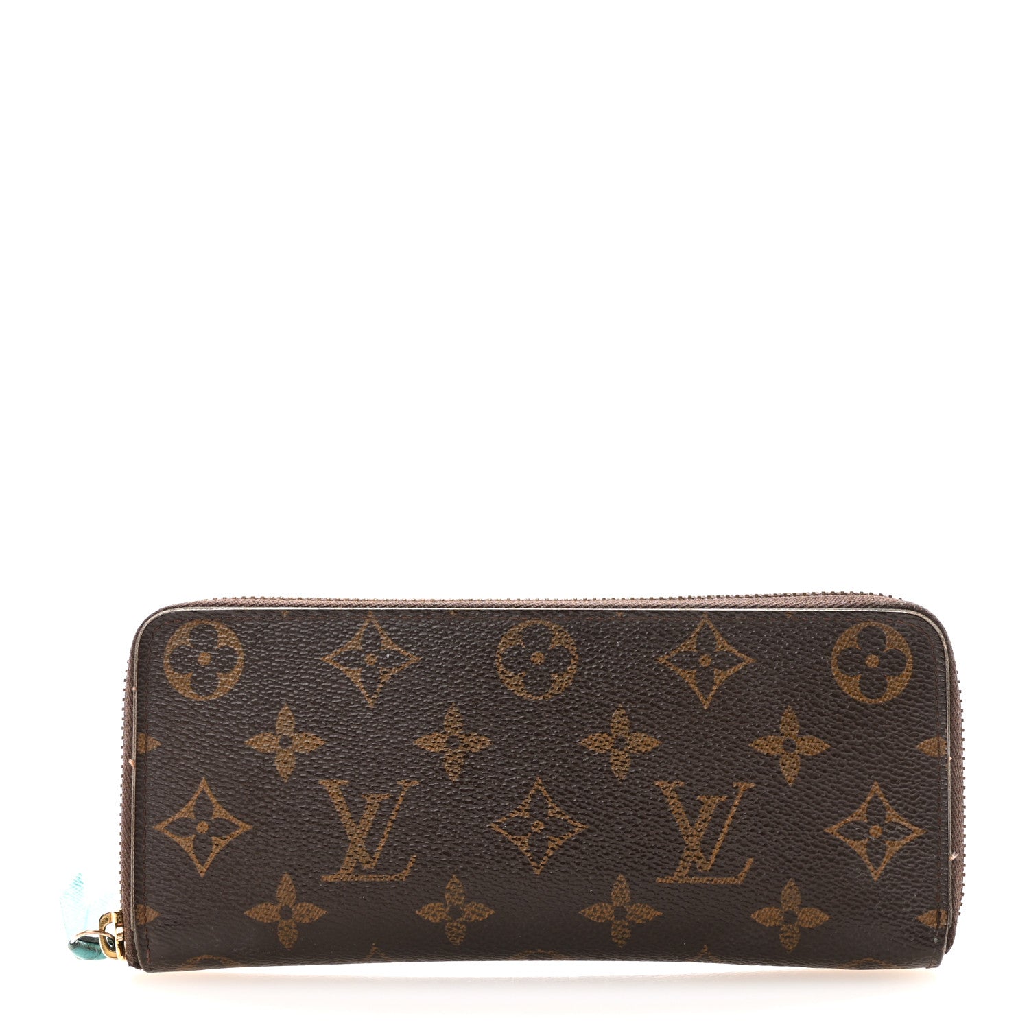 Louis Vuitton Monogram Clemence Wallet Turquoise 1 of 7