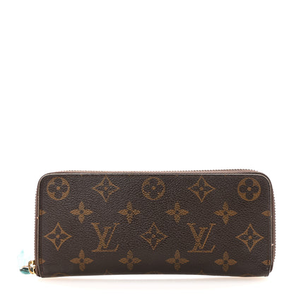 Louis Vuitton Monogram Clemence Wallet Turquoise 1 of 7
