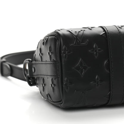 Louis Vuitton Monogram Seal Keepall XS Black 7 of 8