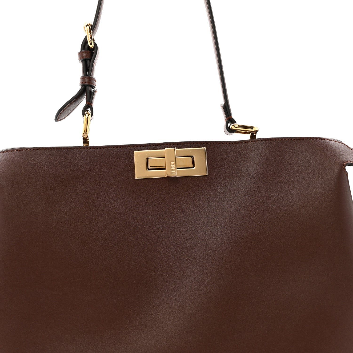 Fendi Vitello Large Soft Peekaboo Mogano 1834041 – FASHIONPHILE