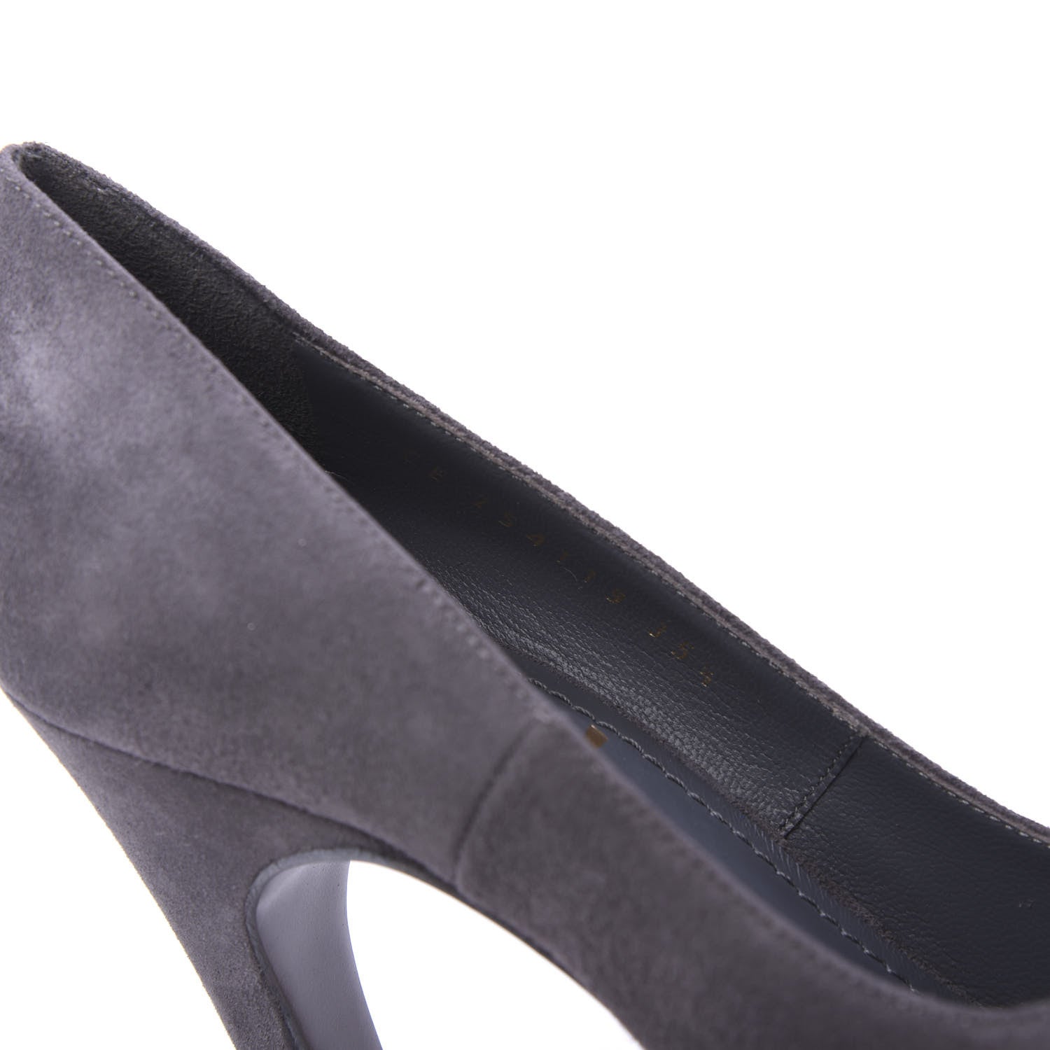 Saint Laurent Kid Scamosciato Palais 105 Pumps 35.5 Flannel Gris 8 of 9