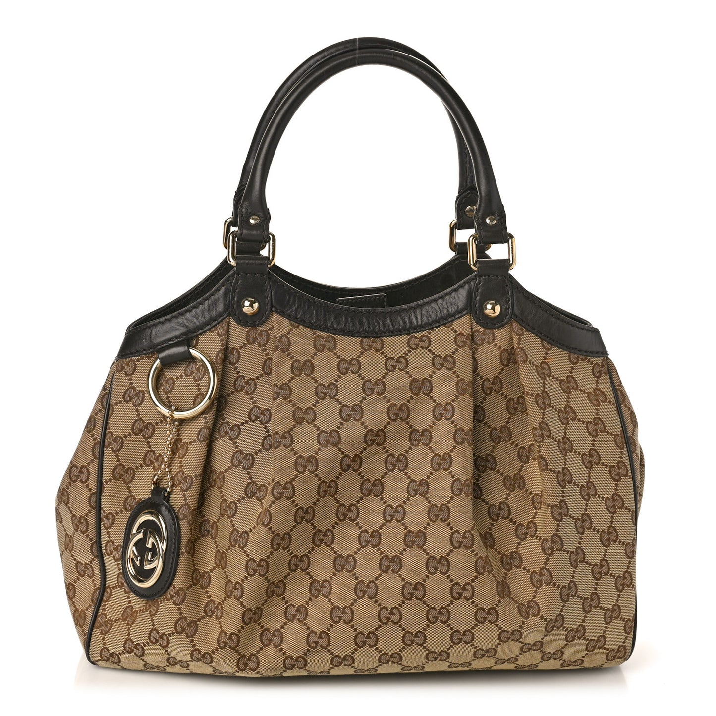 Monogram Medium Sukey Tote Dark Brown