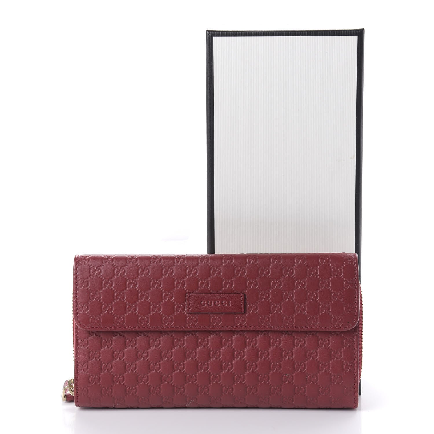 Gucci Soft Microguccissima Continental Zip Wallet Red 11 of 11