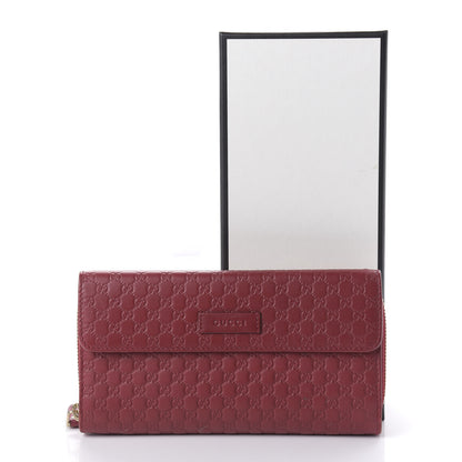 Gucci Soft Microguccissima Continental Zip Wallet Red 11 of 11