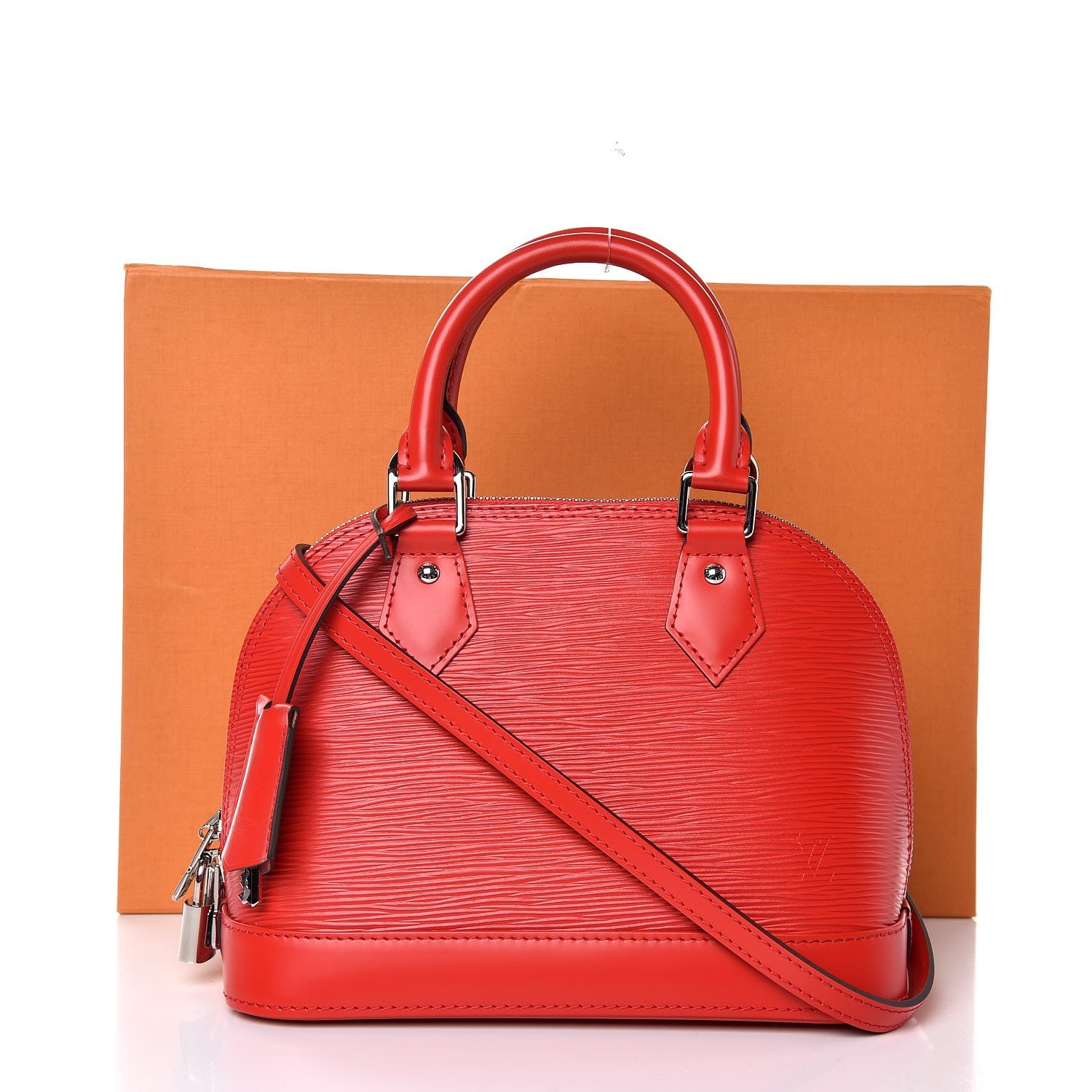 Louis Vuitton Epi Alma BB Coquelicot 8 of 8