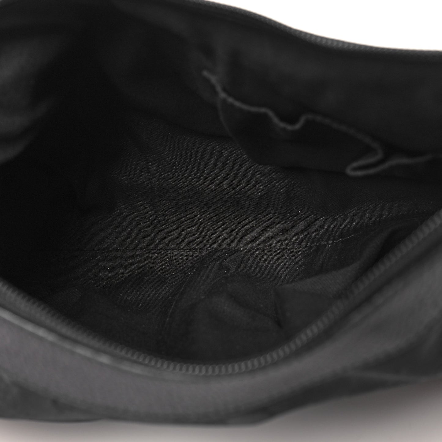 Nylon Monogram Medium D Gold Ring Hobo Black