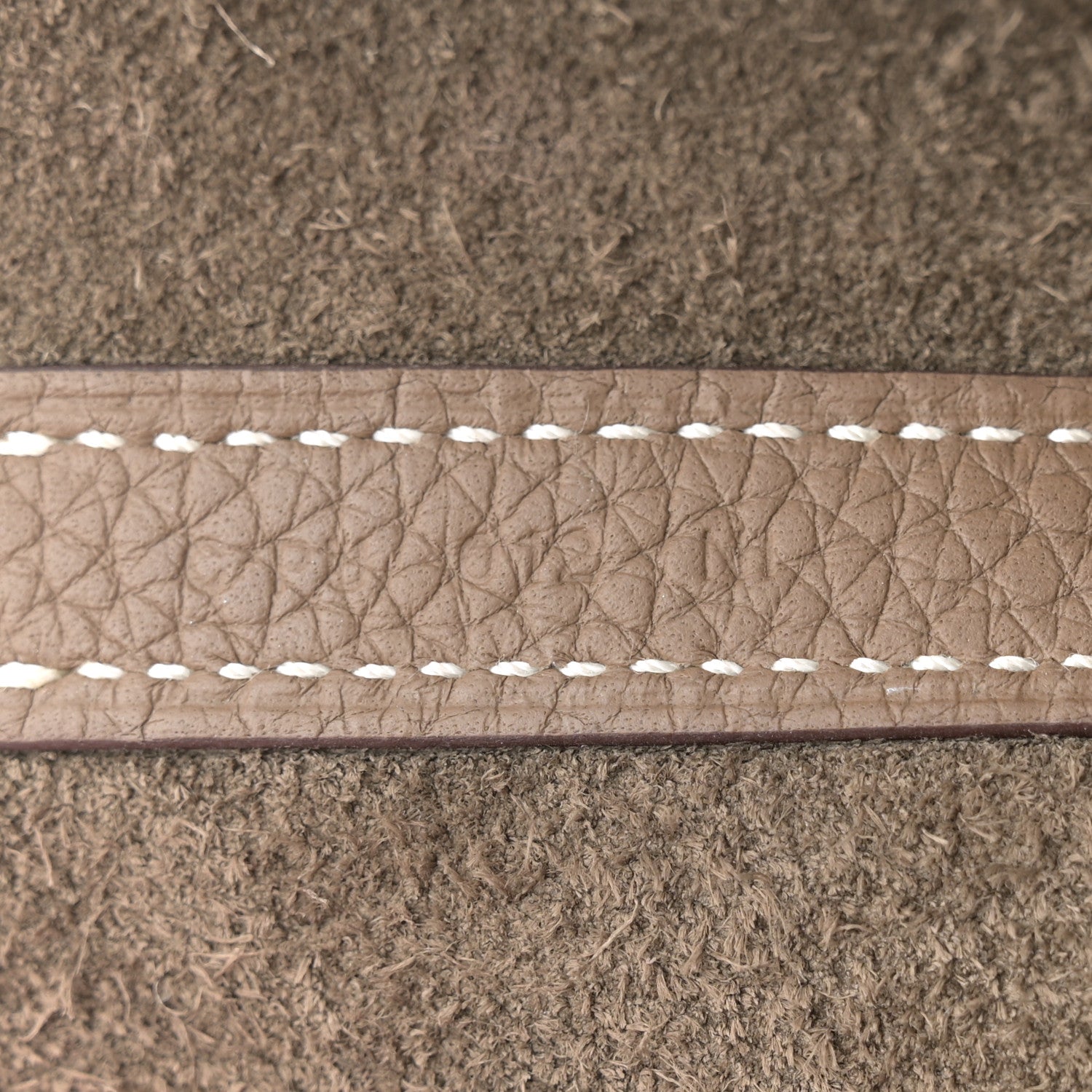 Hermes Taurillon Clemence Picotin Lock 22 MM  Etoupe 7 of 10