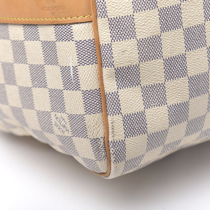 Louis Vuitton Damier Azur Keepall Bandouliere 55 9 of 13