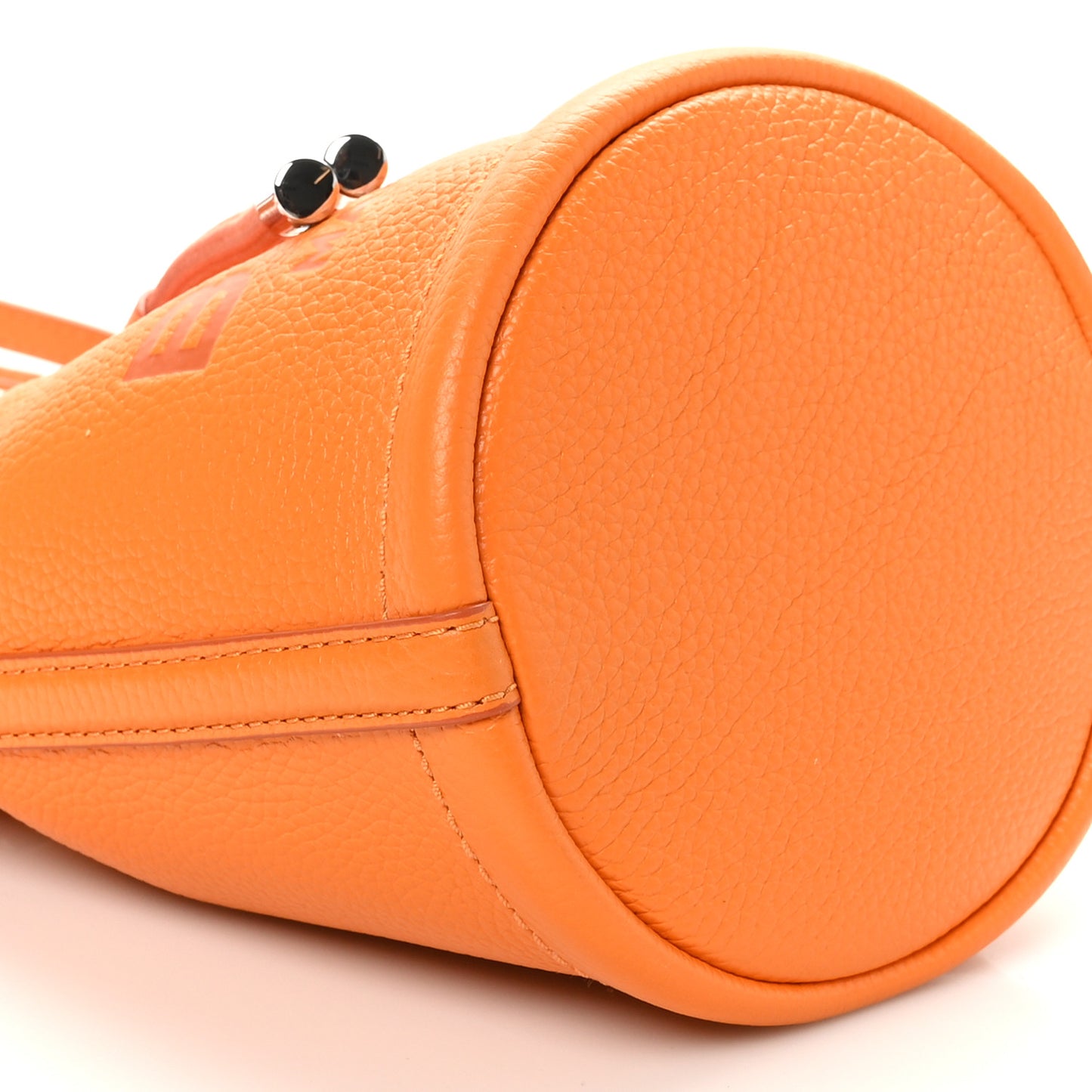 Grained Calfskin The Mini Bucket Bag Scorched