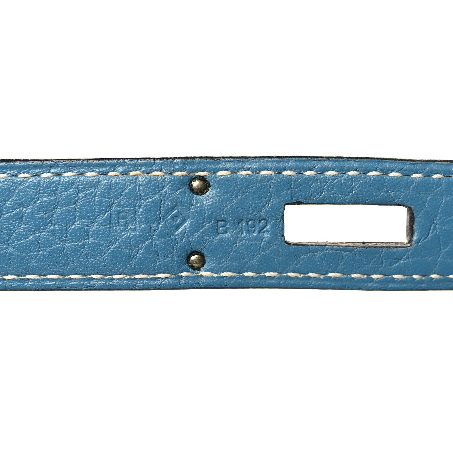 Hermes Taurillon Clemence Jypsiere 28 Blue Jean 7 of 9