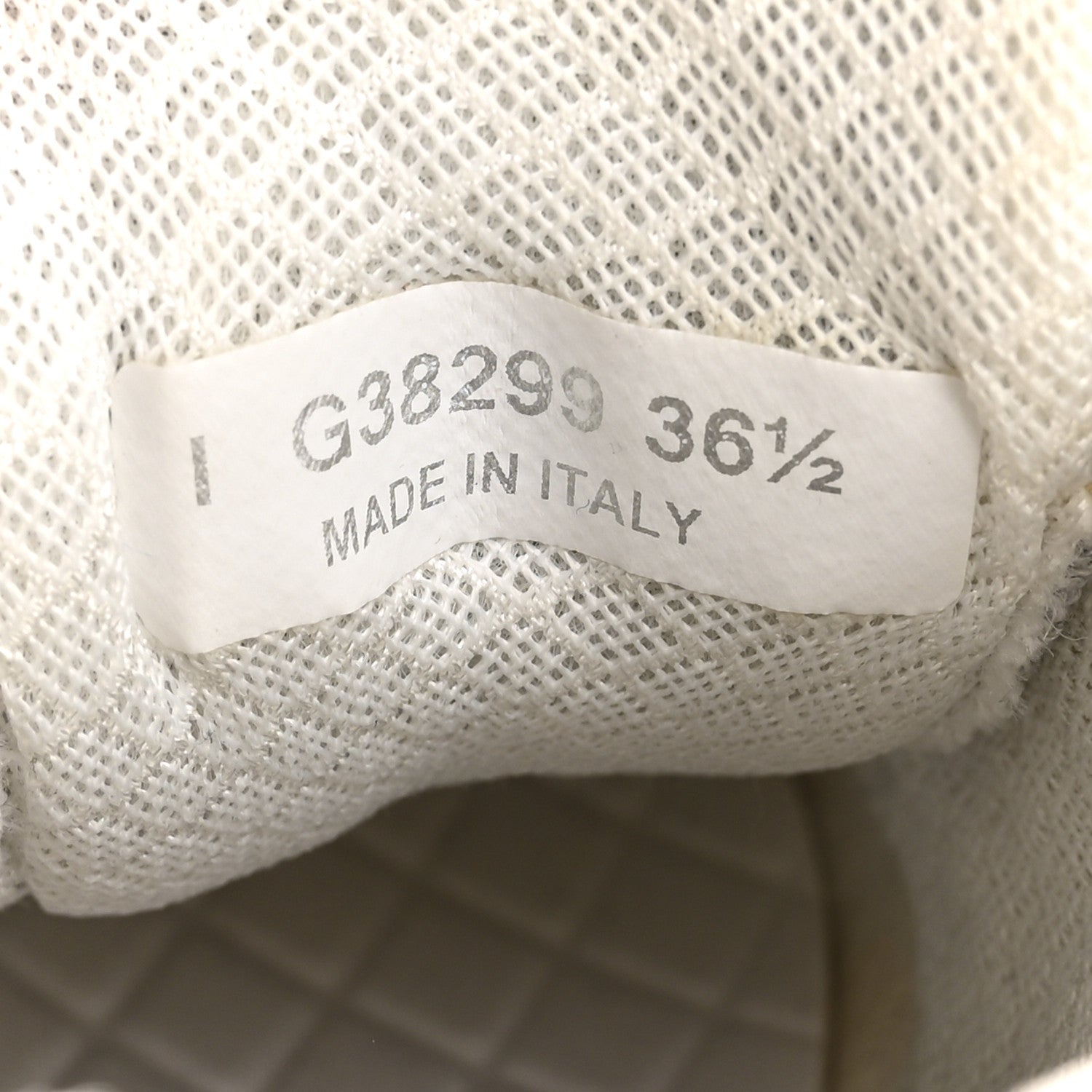 Chanel Nylon Calfskin Suede Womens CC Sneakers 36.5 Grey White 9 of 13