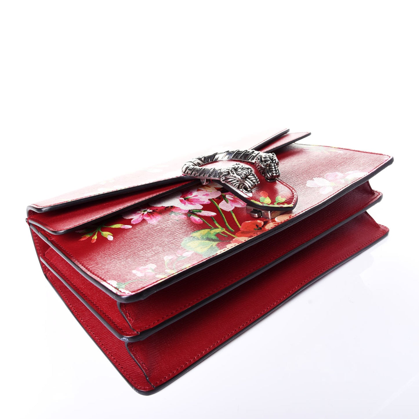 Calfskin Blooms Print Small Dionysus Shoulder Bag Romantic Cherry Multicolor