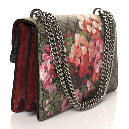Gucci GG Supreme Monogram Blooms Small Dionysus Shoulder Bag Beige Multicolor Dry Rose 3 of 10