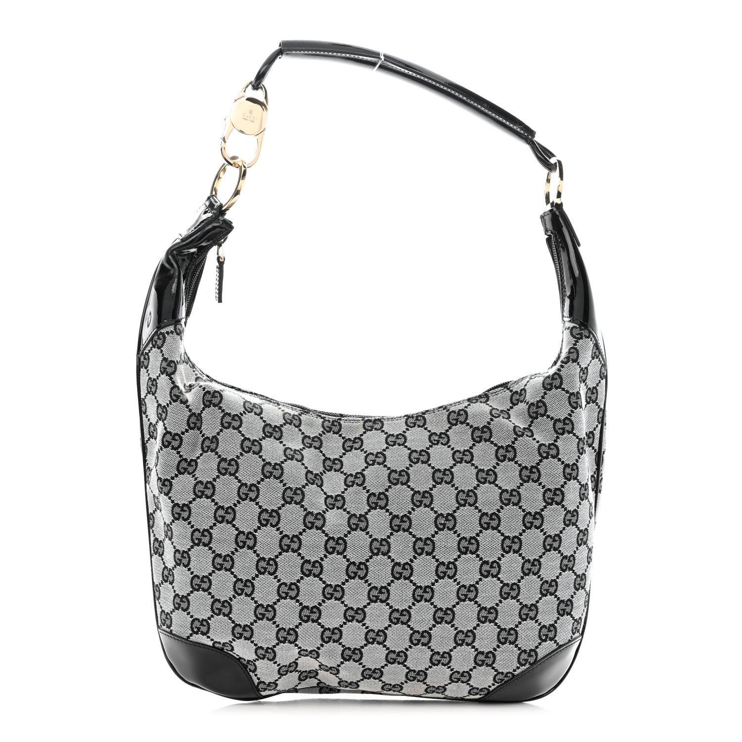 Gucci Monogram Classic Ring Hobo Blue 1 of 10