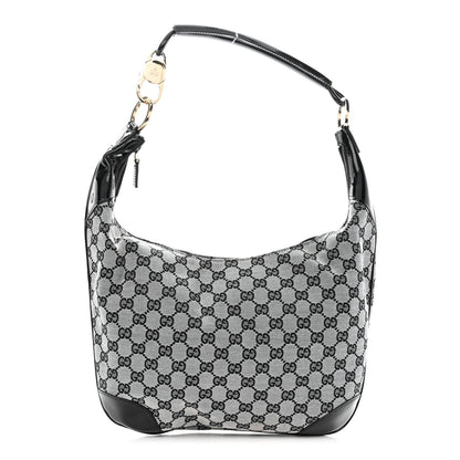 Gucci Monogram Classic Ring Hobo Blue 1 of 10