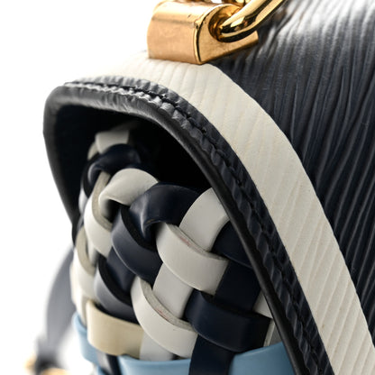 Louis Vuitton Epi Guinguette Twist Shoulder Bag MM Indigo Blue 12 of 13