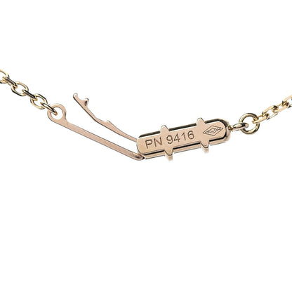 Cartier 18K Yellow Gold Diamond Hearts And Symbols Pendant Necklace 7 of 7