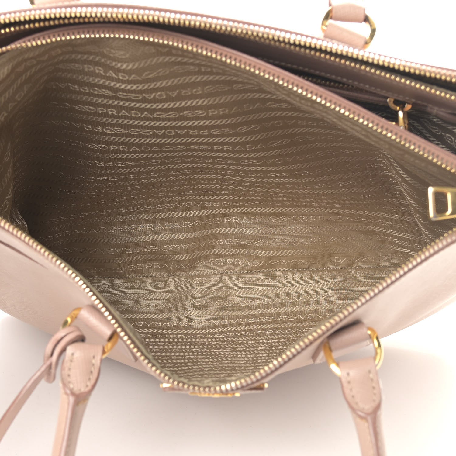 Prada Saffiano Large Galleria Double Zip Tote Cammeo 6 of 11