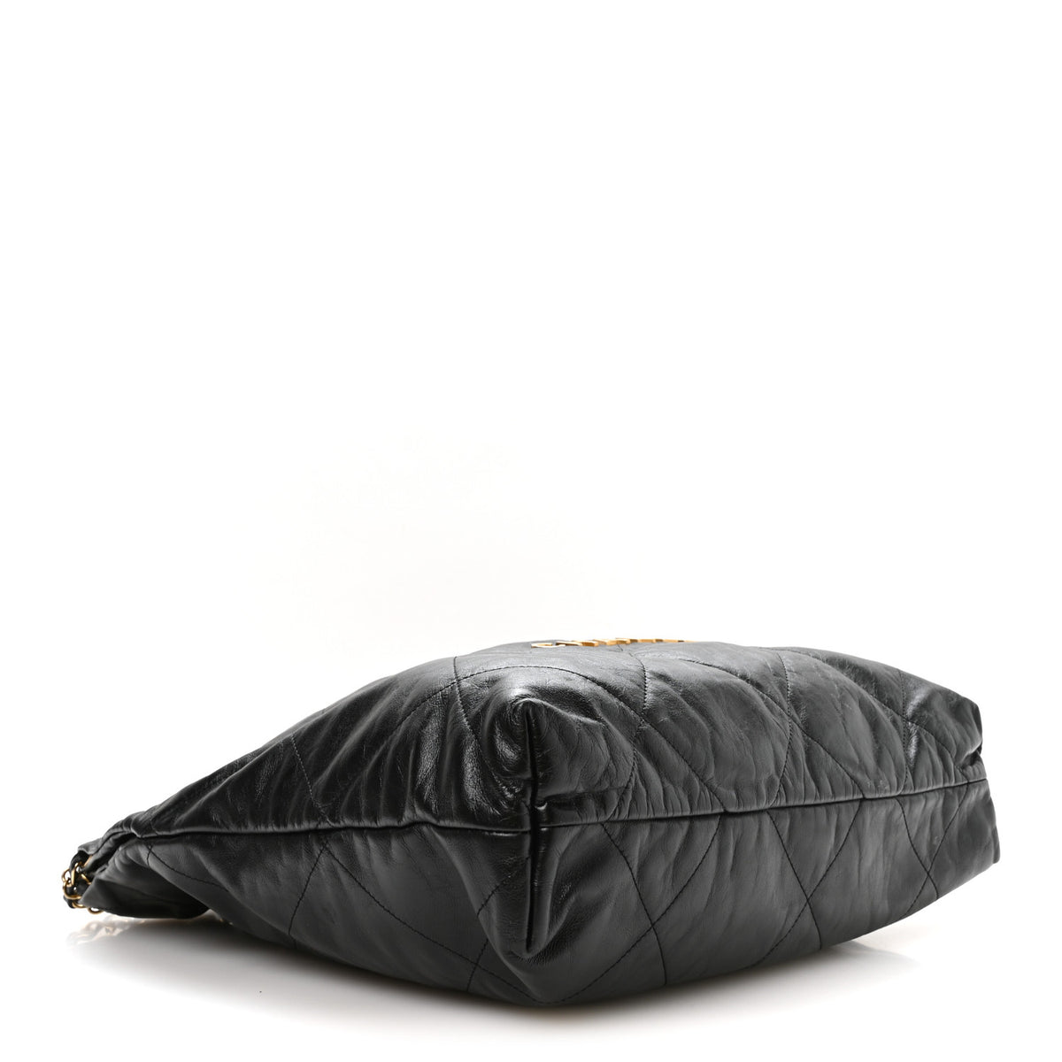 Chanel Shiny Calfskin Quilted Small Chanel 22 Black 4 of 10