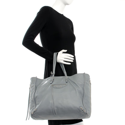Balenciaga Veau Papier A4 Zip Around Tote Grey 2 of 12