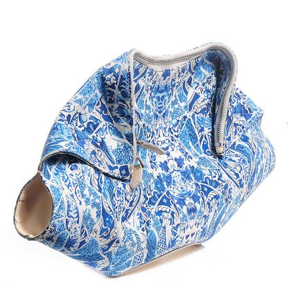 Alexander McQueen Silk De Manta Porcelain Clutch 3 of 8