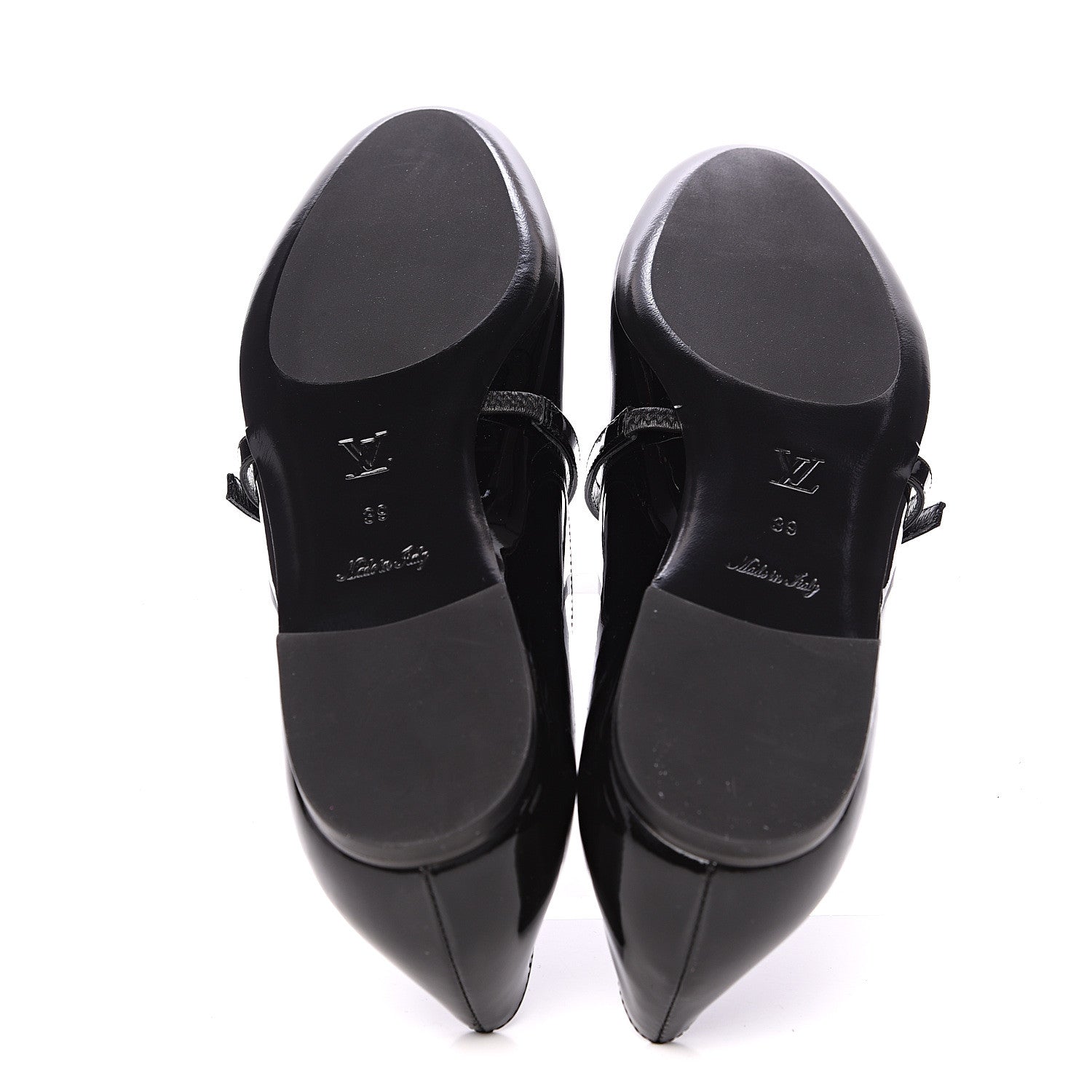 Louis Vuitton Patent Uniformes Ballet Flats 39 Black 5 of 7