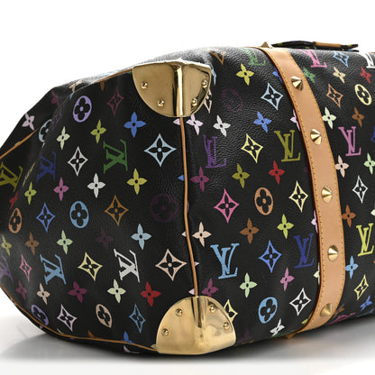 Louis Vuitton Monogram Multicolor Keepall 45 Black 7 of 15