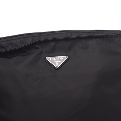 Prada Nylon Vela Flat Messenger Bag Black 8 of 10