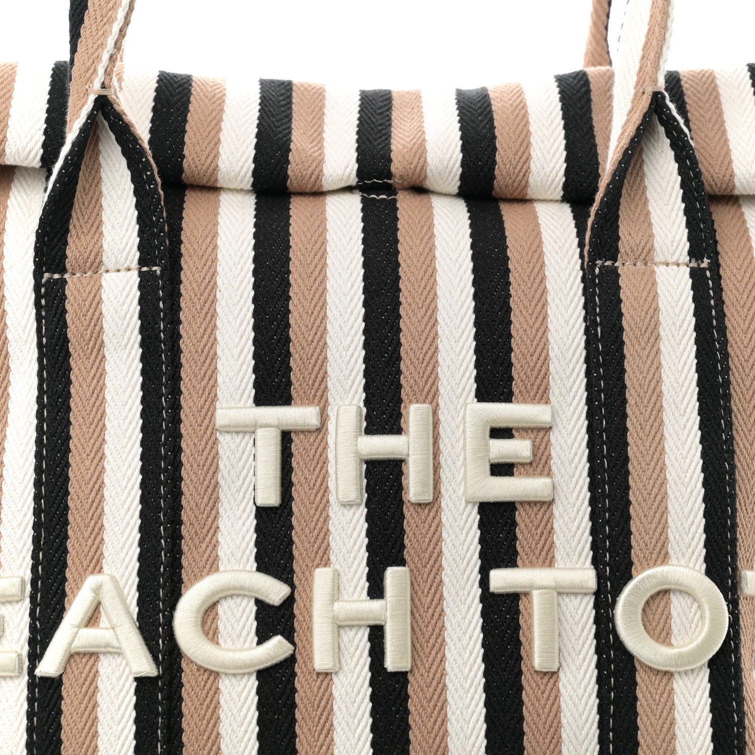 Marc Jacobs Jacquard Striped Beach Tote Bag Camel Multi 8 of 10