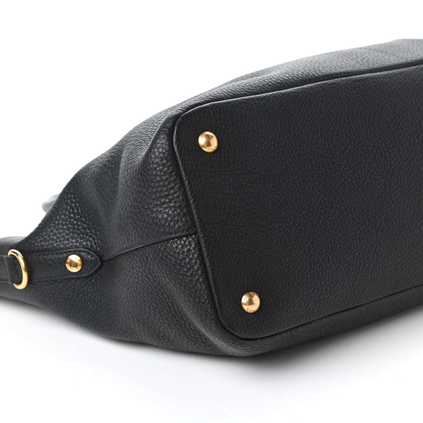 Vitello Daino Tote Black