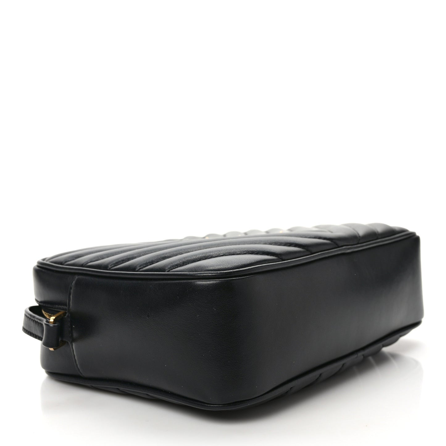 Calfskin Matelasse Monogram Lou Camera Bag Black