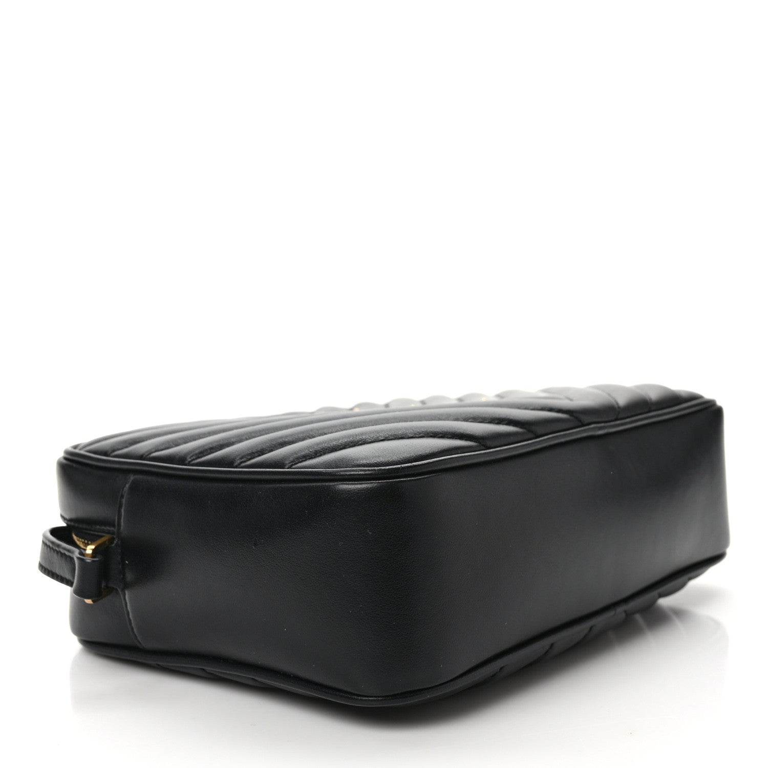 Saint Laurent Calfskin Matelasse Monogram Lou Camera Bag Black 4 of 10