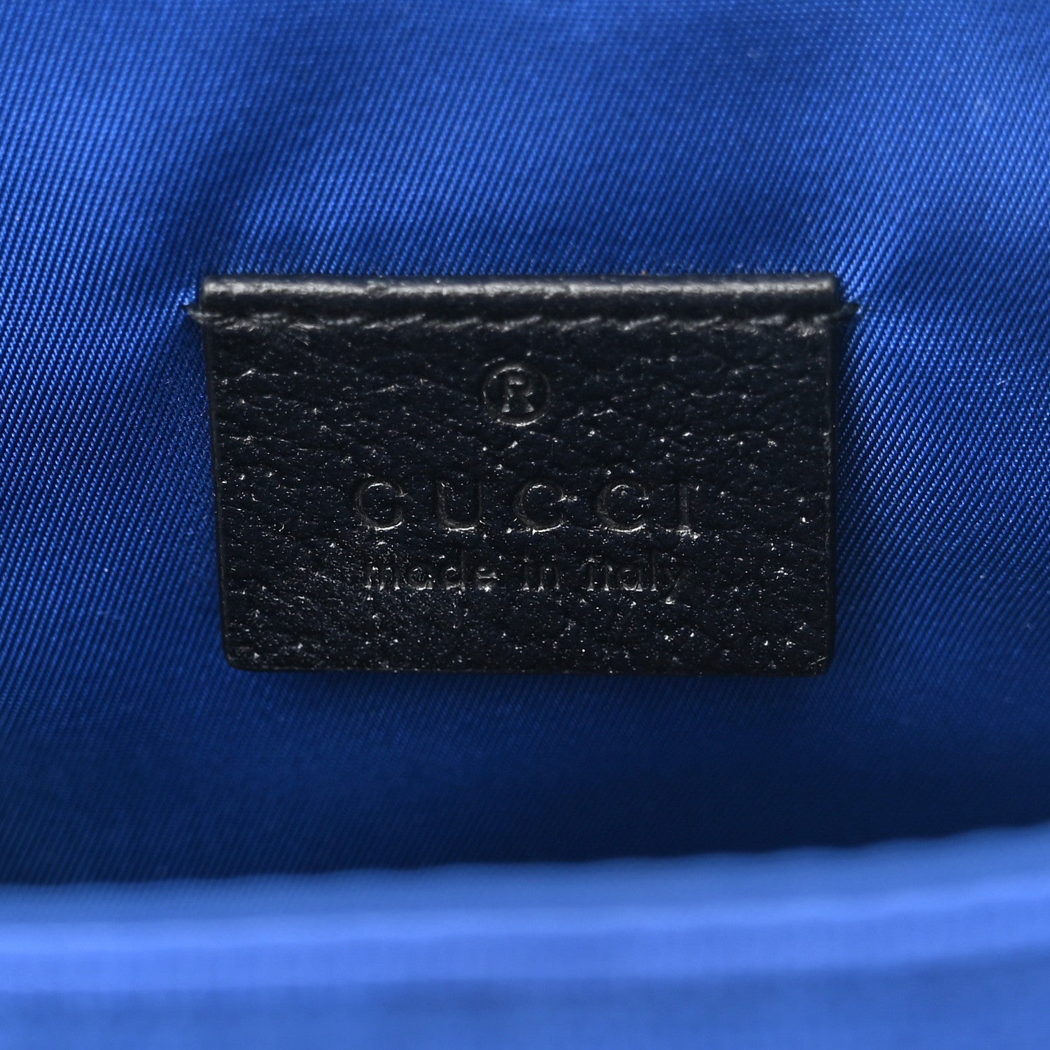 Gucci Econyl Nylon Monogram Off The Grid Messenger Bag Orient Blue Black 6 of 11
